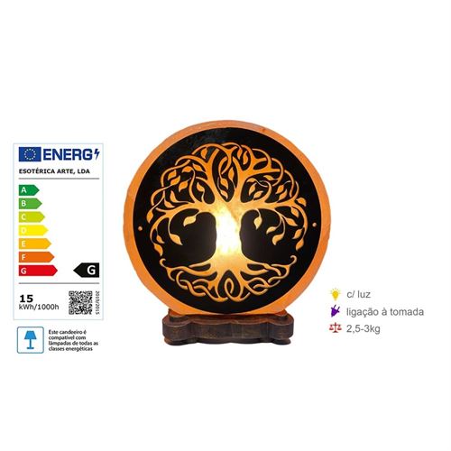LS-75806 CANDEEIRO DE SAL ARVORE DA VIDA 2,5-3KG