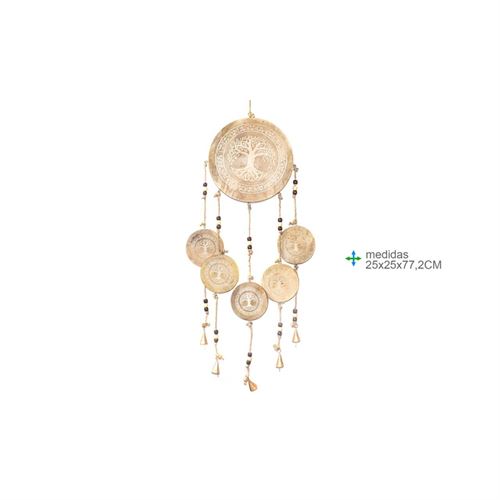 EE-76613 ESPANTA ESPIRITO MADEIRA 25x25x77,2cm