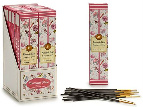 59062 20 BARRAS INCENSO ROSAS