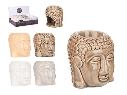84548 QUEIMADOR CERAMICA BUDA 4STD 10 x 9 x 10,5 cm.