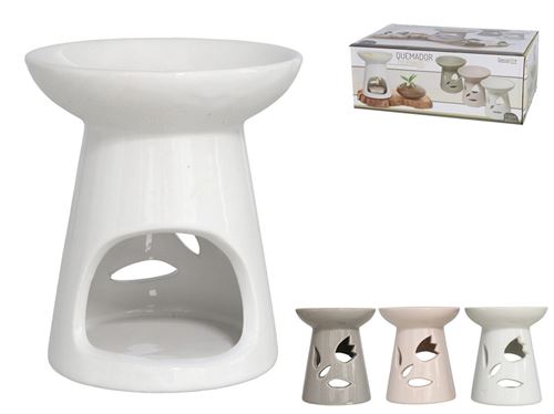 982931 QUEIMADOR CERAMICA ESSENCIAS 9X10.5 3SORT