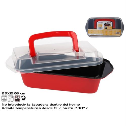908399 MOLDE C/ TAMPA ADRIANA 29X15X6 CM