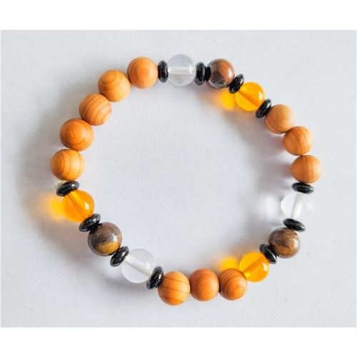 OT-76087 PULSEIRA 8MM DINHEIRO C/PEDRA
