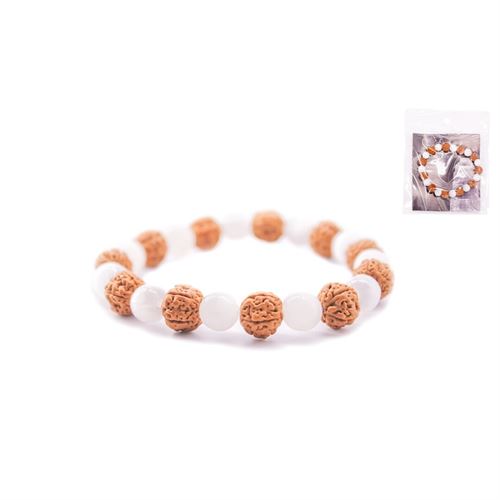 LS-75798 PULSEIRA PEDRA SELENITA 8MM