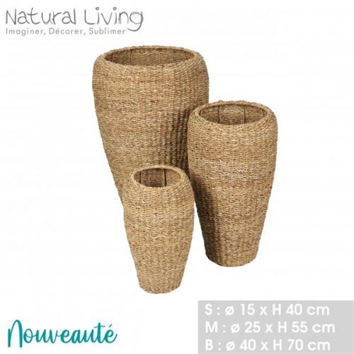 JARRAS ALGA MARINHA 40/55/70CM SET3