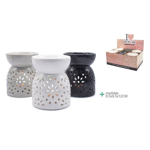 QC-75733 QUEIMADOR CERAMICA 9,5X9,5X12CM