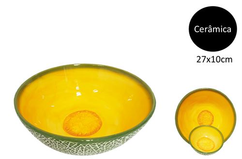 25399 TAÇA MELOA CERAMICA 27X10CM