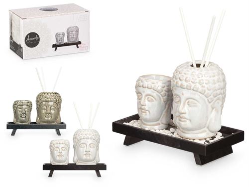 82998 DIFUSOR AMBIENTADOR PORTA VELA BUDA 2 STD 17,5X10,5CM