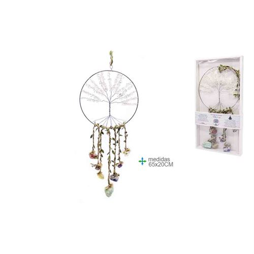 OT-74606 ARVORE VIDA PEDRA CRISTAL 65x20 aprox.320gr