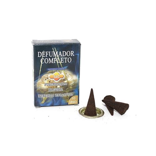 202060 INCENSO CONE DEFUMADOR COMPLETO (6UN)