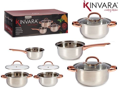 TREM COZINHA AÇO INOX 5PÇS