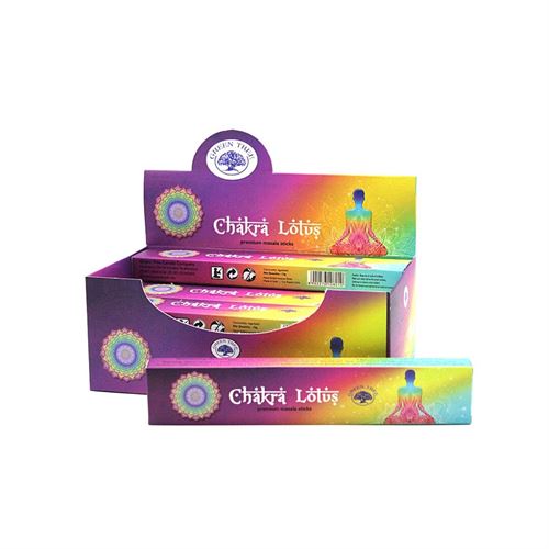 8902276108027 INC CHACKRA LOTUS GR TREE 15GR
