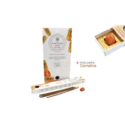 INCENSO SPIRITUAL GIFTS BOA ENERGIA C/CORNALINA