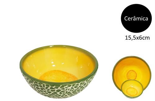 25398 TAÇA CERAMICA DEC MELOA 14,5CM