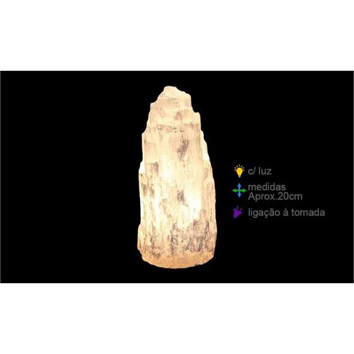 LS-30020 CANDEEIRO SELENITA APROXIMADAMENTE 20CM