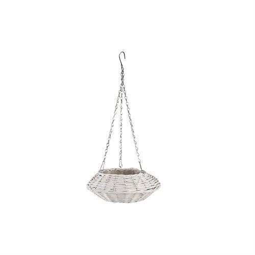 CESTO VIME OVAL BRANCO 35x12CM