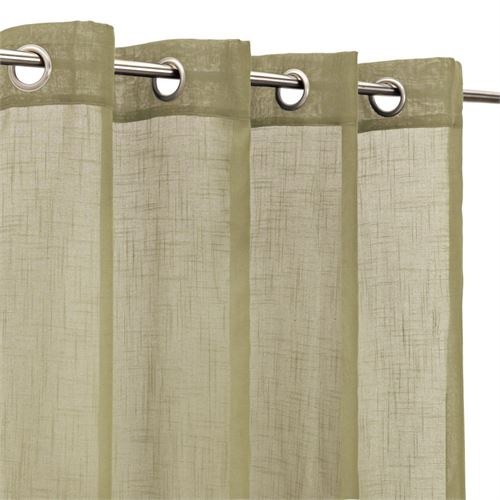 808295 CORTINADO TINGIDO AURA POLIÉSTER VERDE 140 X 260 CM