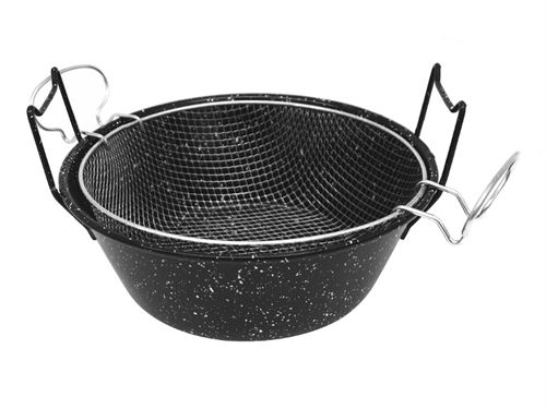 56020024 FRITADEIRA ESMALTE C/REDE 26CM