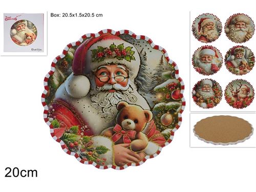 492551 BASE PARA TACHO CERAMICA CORTIÇA NATAL 20CM