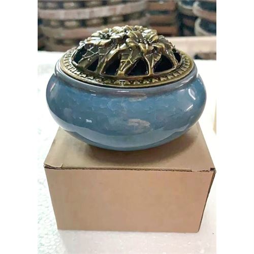 QI-75205 QUEIMADOR INC. CERAMICA AZUL 10X10