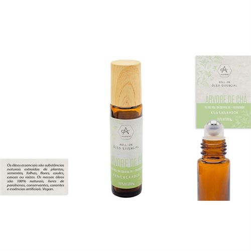 5602012776833 ROLL ON OLEO ESSENCIAL ARVORE CHA 10ML