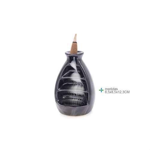 FC-75745 FONTE FUMO CERAMICA 8.5X8.5X12.3CM