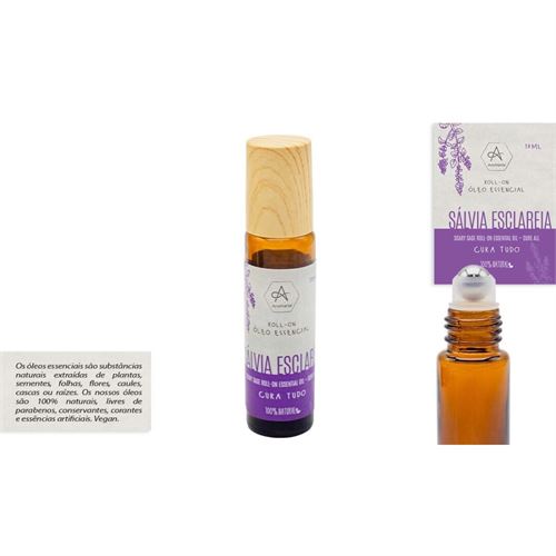5602012776857 ROLL ON OLEO ESSENCIAL SALVIA 10ML