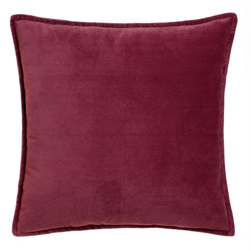 808058 ALMOFADA BURN OUT VELVET ESTELA GARNET 55 X 55 CM