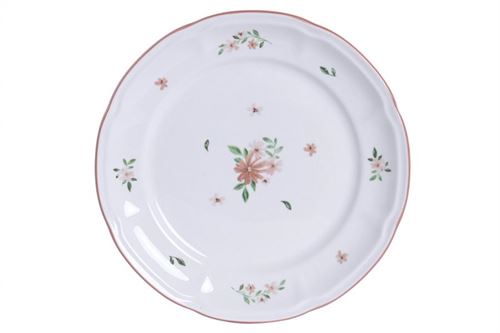 PC-228230 PRATO SOBREMESA 20CM FLORES