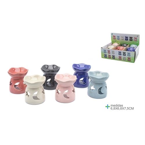 QC-77415 QUEIMADOR CERAMICA 6,8X6,8X7,5cm
