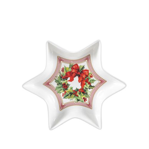 24791 PRATO ESTRELA 23X23 CM PORCELANA
