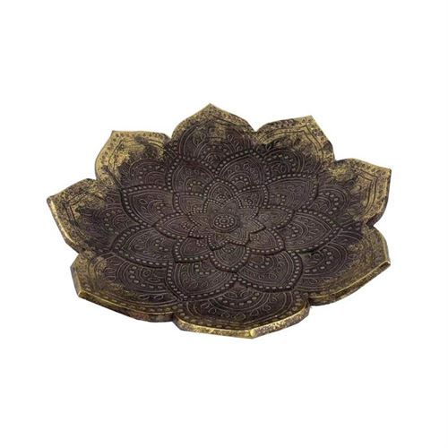 TR-75905 Taça Flôr de Lótus Resina 20x20x5,5cm