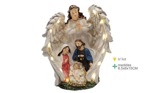 PR-78687 PRESEPIO RESINA 8,5X8X15CM