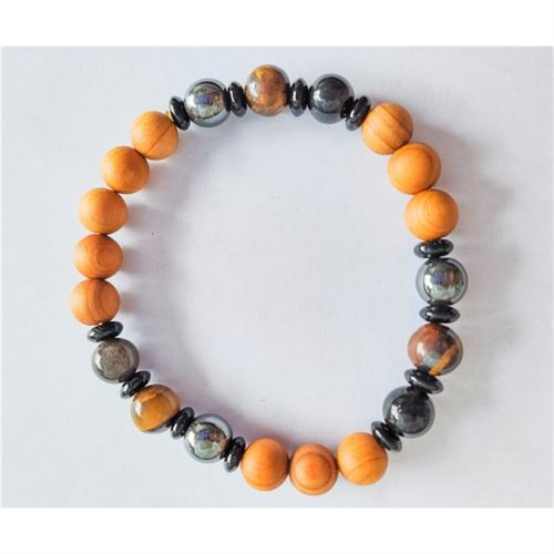 OT-76093 PULSEIRA 8MM PODER IMPERIAL C/PEDRA