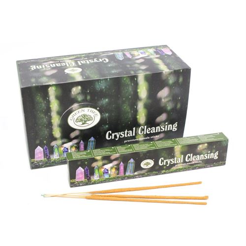 8902276104807 INCENSO LIMPEZA CRISTAL GREEN TREE 15GR