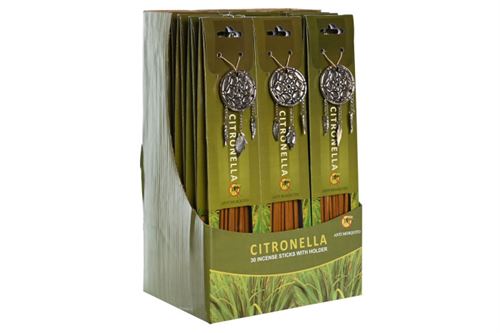 IN-200832 INCENSO STICK SET 30 AROMA 6,5X2,5X30 COM SUPORTE