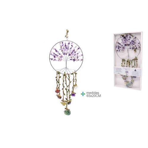 OT-74605 ARVORE VIDA PEDRA AMETISTA 65X20