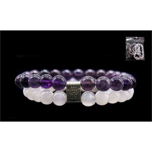OT-75336 PULSEIRA SELENITA  AMETISTA 8MM