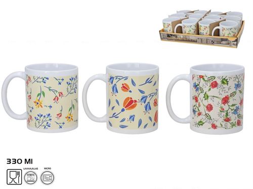 653501 CANECA CERAMICA ROSSANA 330ML