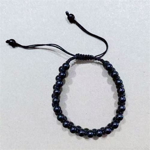OT-75975 Pulseira Pedra Turmalina Dupla 6mm
