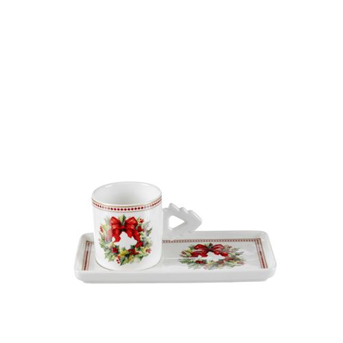 24792 CONJUNTO 6 CHAVENAS/PIRES PORCELANA