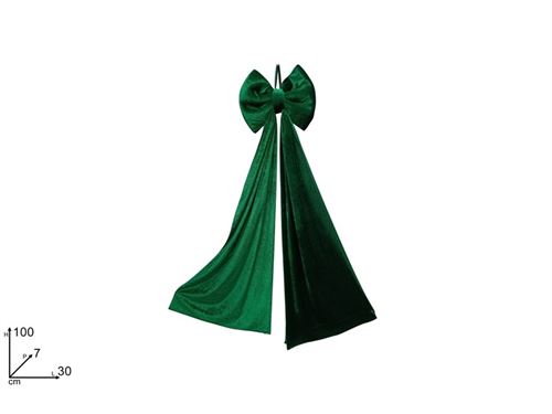 491363 LAÇO VELUDO VERDE 30X100CM