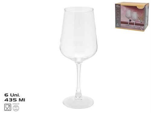 604671 COPO VIDRO PK6 LUCIA 435ML