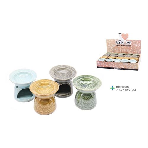 QC-76160 QUEIMADOR CERAMICA 7.6X7.6X7CM