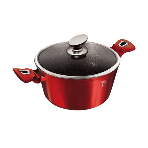 BH-1256N CAÇAROLA COM TAMPA 20CM 2,5L BURGUNDY
