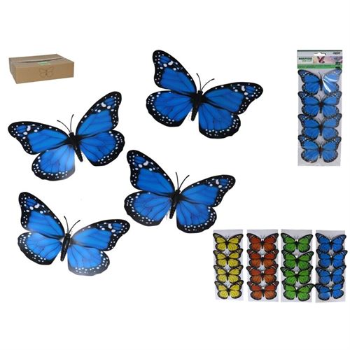 212098 BORBOLETA COM MOLA X4