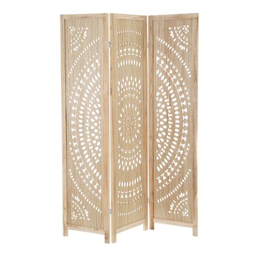 803049 BIOMBO PAULONIA NATURAL 122X170X2CM