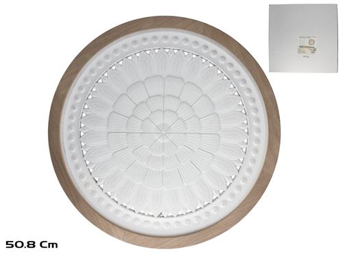 421803 PAREDE MANDALA NAVIL MDF 50,8X2X50,8 CM