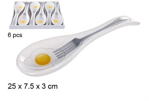 104586 COLHER CERAMICA DEC OVO