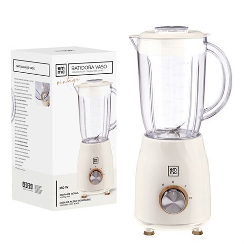 5-0139 LIQUIDIFICADOR EMMA VINTAGE BEJE 350W 1,2L